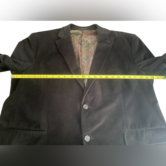 Lauren Ralph Lauren Men’s Black Soft Corduroy Sports Jacket Blazer – Size 46R - Picture 8 of 11